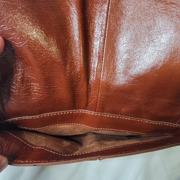 Zara Brown Leather Tote Bag - Picture 5 of 7